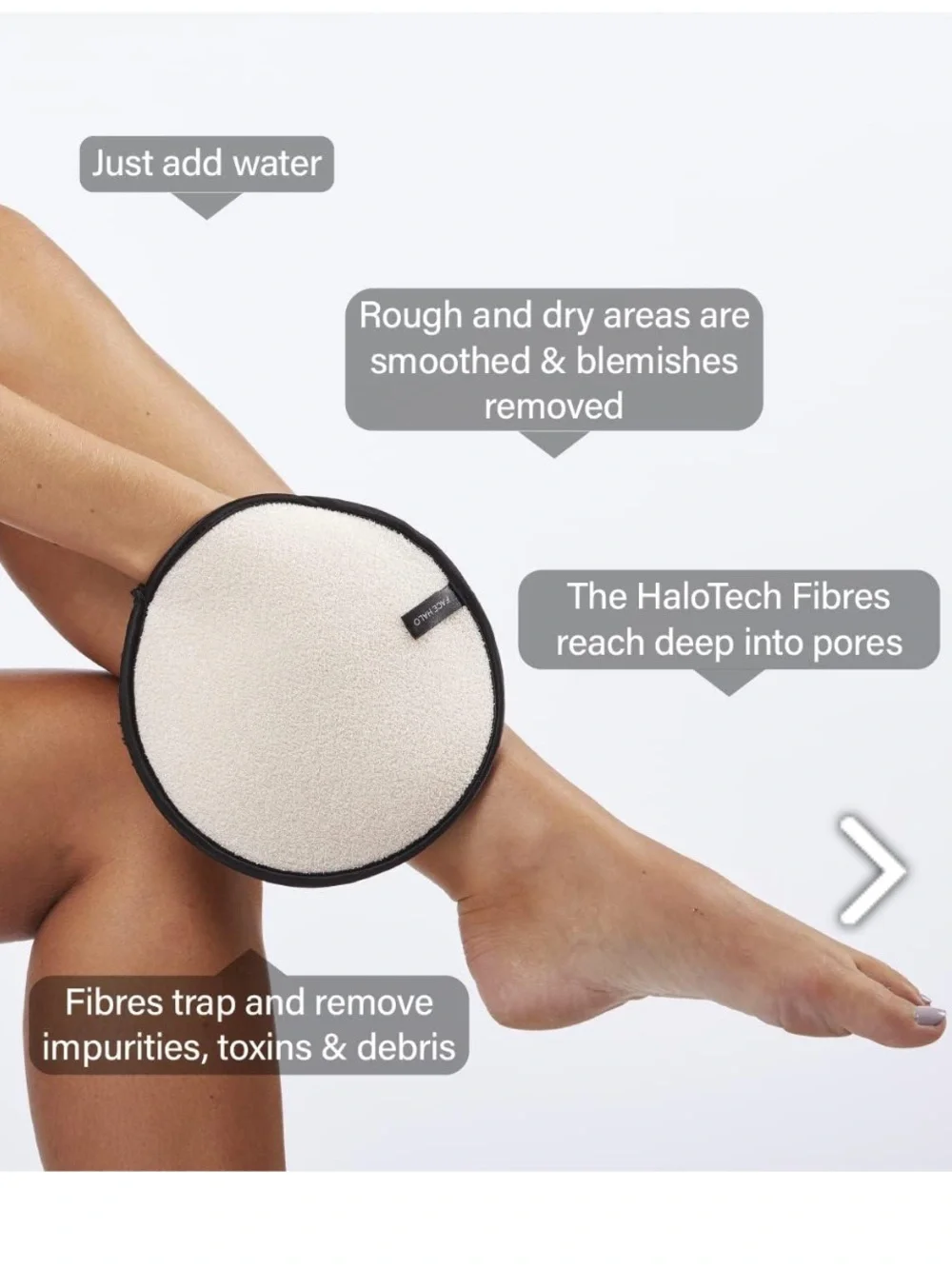 Face Halo Body Exfoliator - Just Add Water